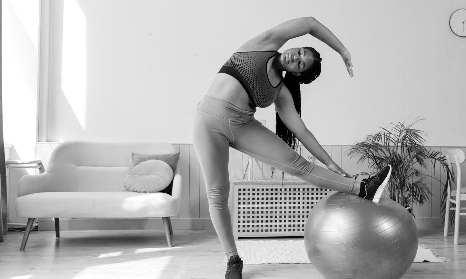 Тренувальна зала з гімнастичним обладнанням